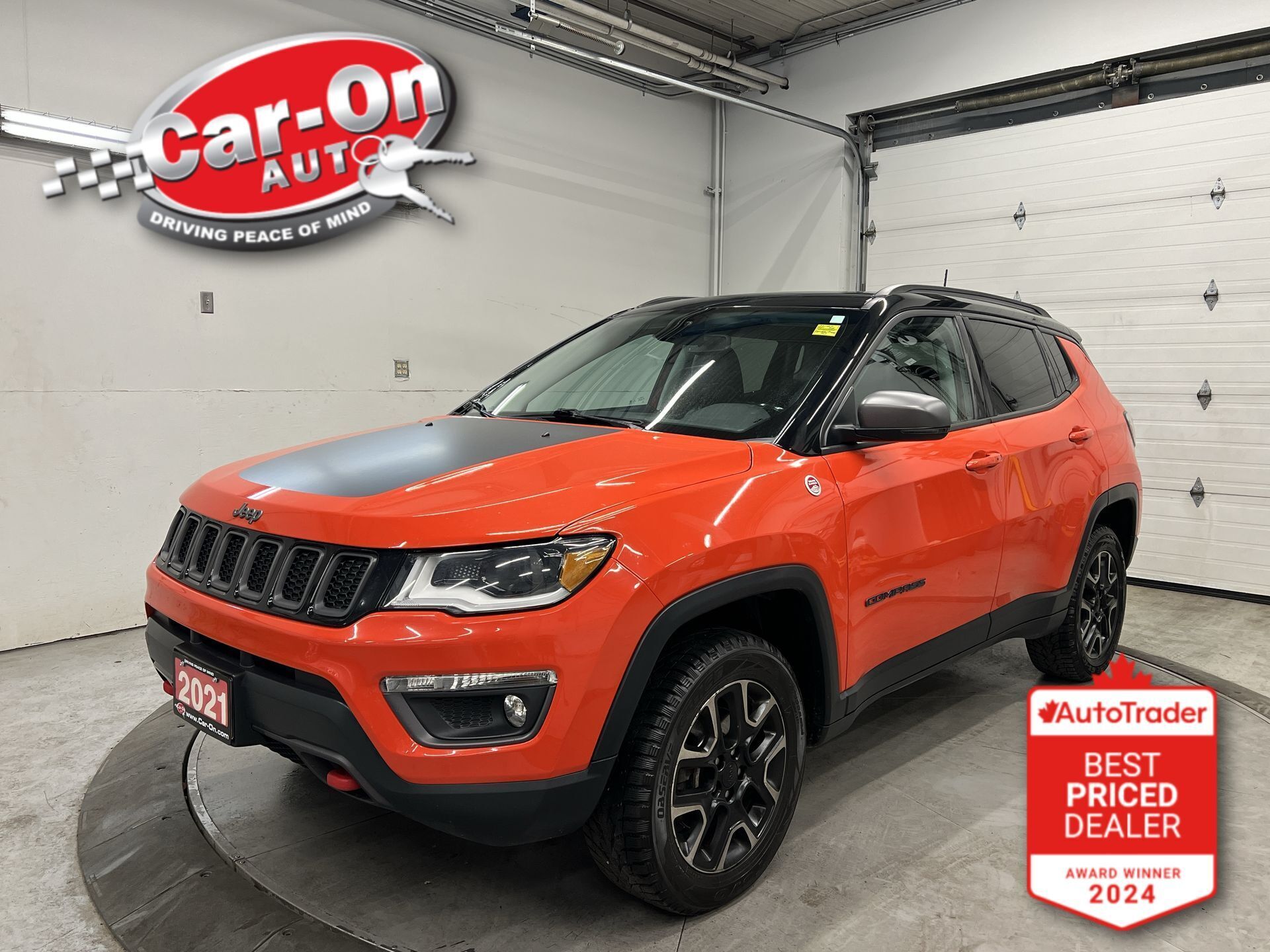 2021 Jeep Compass TRAILHAWK ELITE 4X4| LEATHER| PANO ROOF | NAV