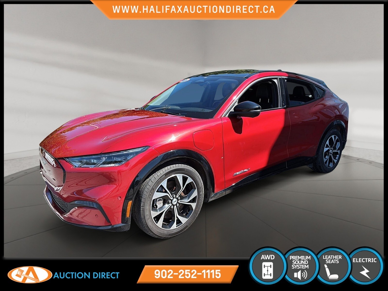 2021 Ford Mustang Mach-E Premium  4 X. EV. AWD. ALLOYS, CLIMATE CONTROL,  A
