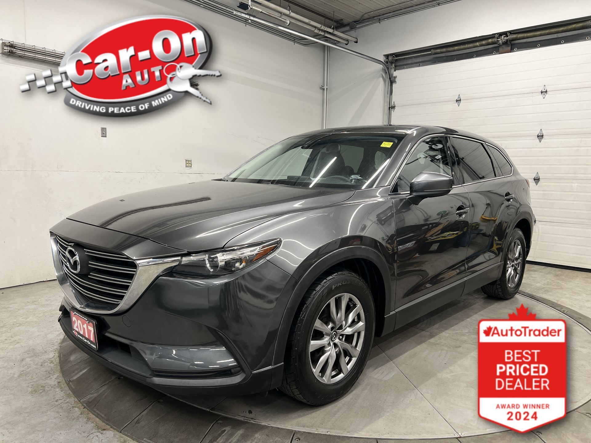 2017 Mazda CX-9 GS-L AWD| 7-PASS| LEATHER| LOW KMS| SUNROOF