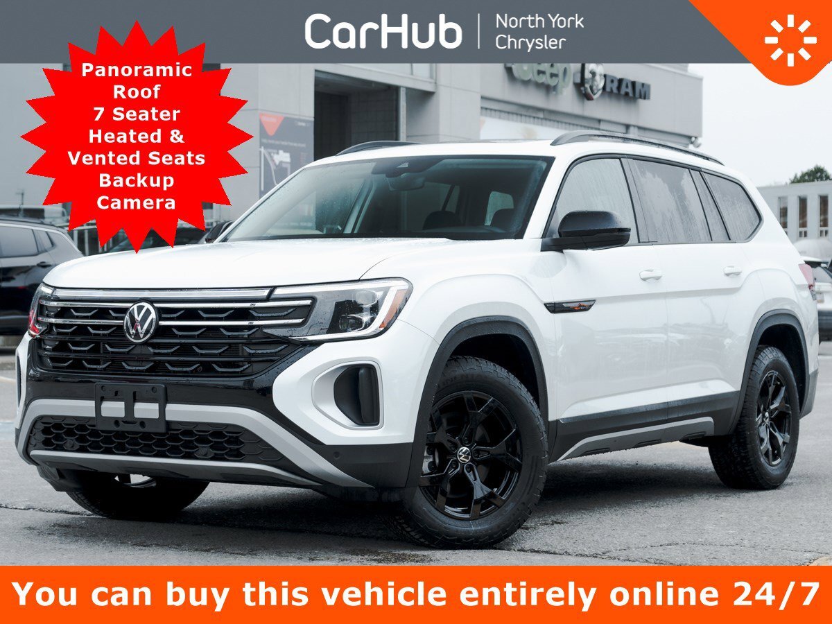 2024 Volkswagen Atlas Peak Edition Panoroof 7 Seater Heated Vented Seats