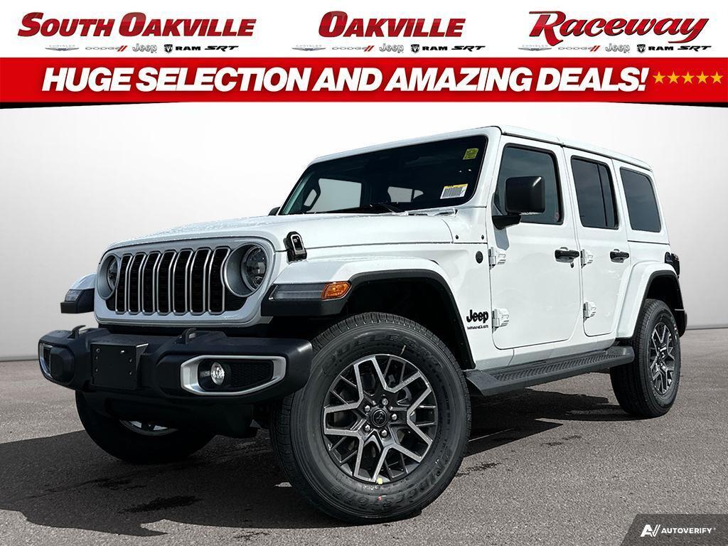 2025 Jeep Wrangler 4DR SAHARA | HARDTOP | SAFETY GROUP | SIDE STEPS |
