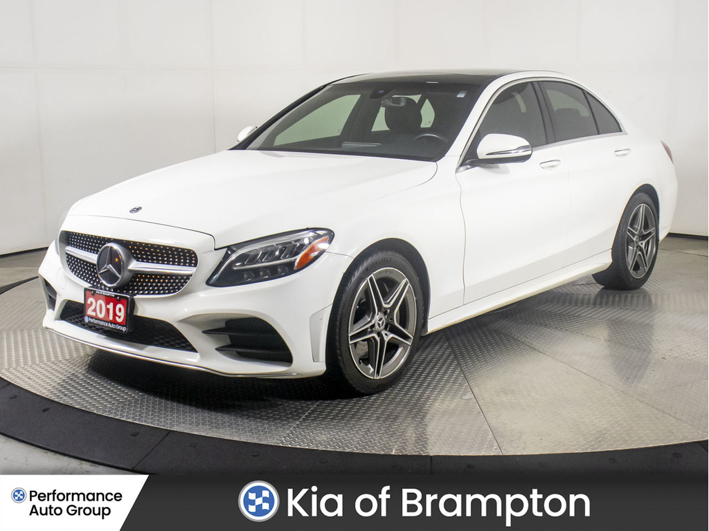 2019 Mercedes-Benz C-Class C 300 4MATIC PANO ROOF FREE WINTERS LEATHER NAVI!!