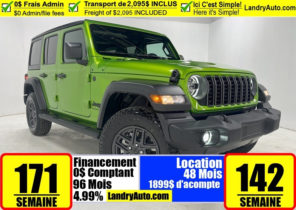 2025 Jeep Wrangler 4-Door Sport S