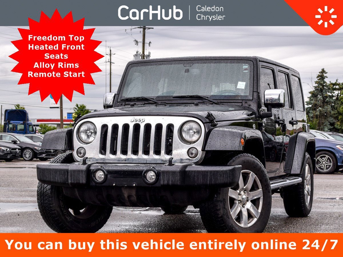 2016 Jeep WRANGLER UNLIMITED Sahara 4Door Freedom Top Remote Start