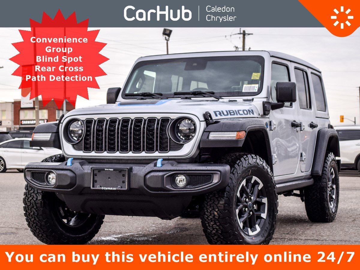 2024 Jeep Wrangler 4xe Rubicon 4 Door Sky roof Safety Grp 12.3Display