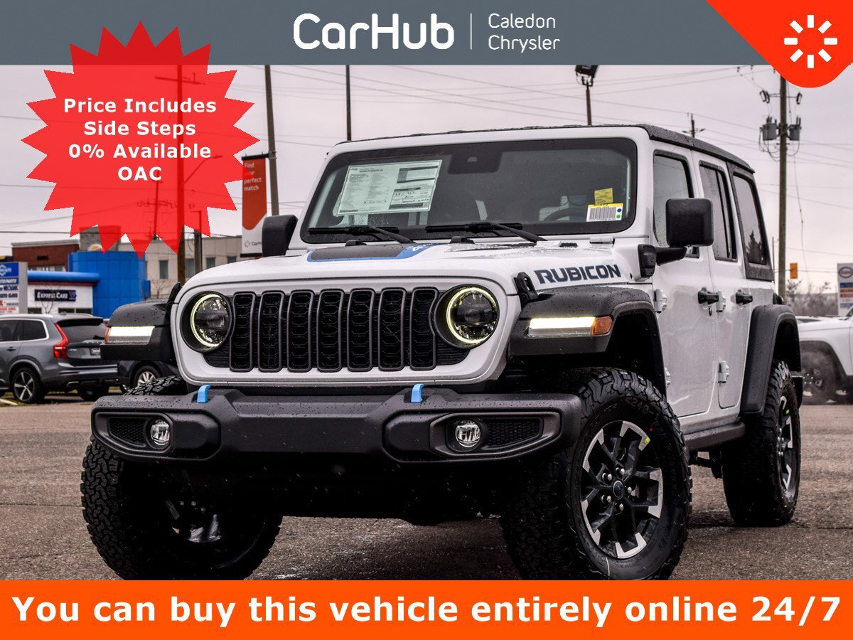 2024 Jeep Wrangler 4xe Rubicon 4 Door Freedom Top Safety Grp 12.3Display 