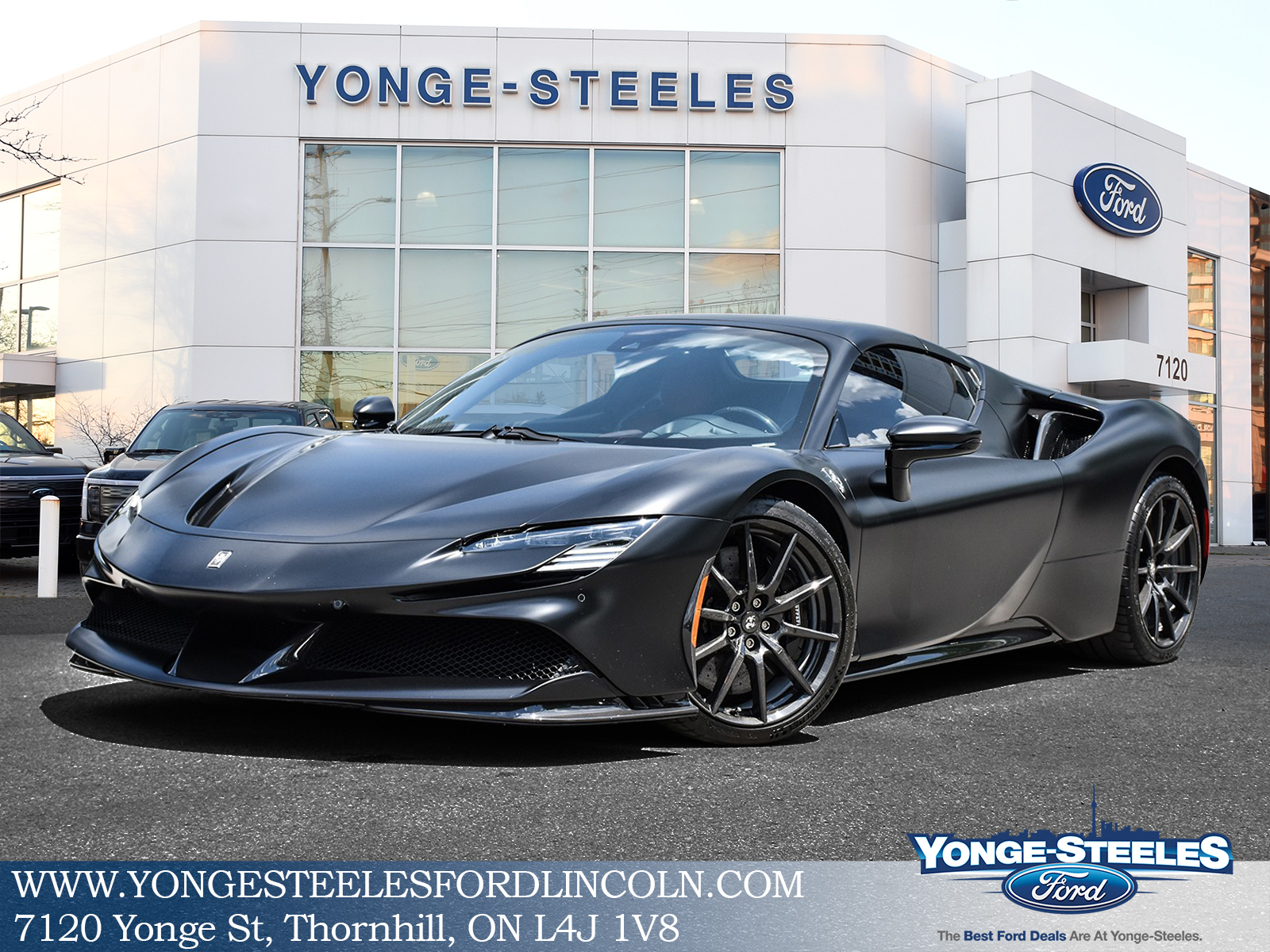 2023 Ferrari SF90 Spider CONVERTIBLE RED INTERIOR LIKE NEW ONLY 1,272 KMS