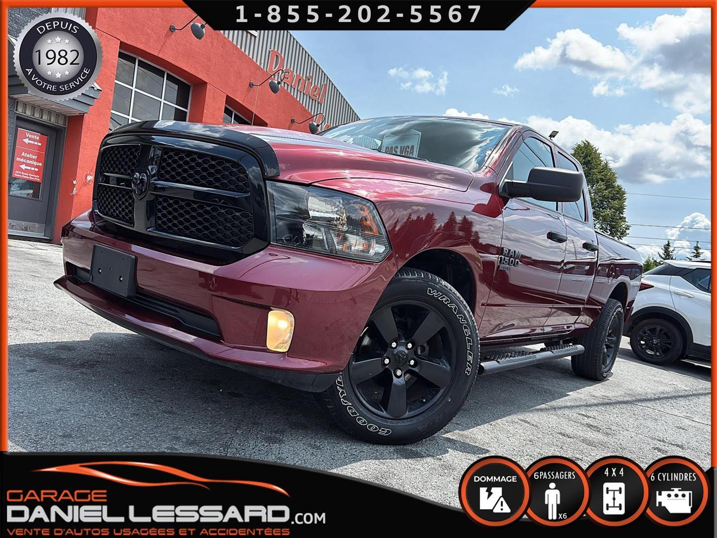 2021 Ram 1500 Classic EXPRESS 4X4 QUADCAB BOITE 6.4P, V-6 3.6 L