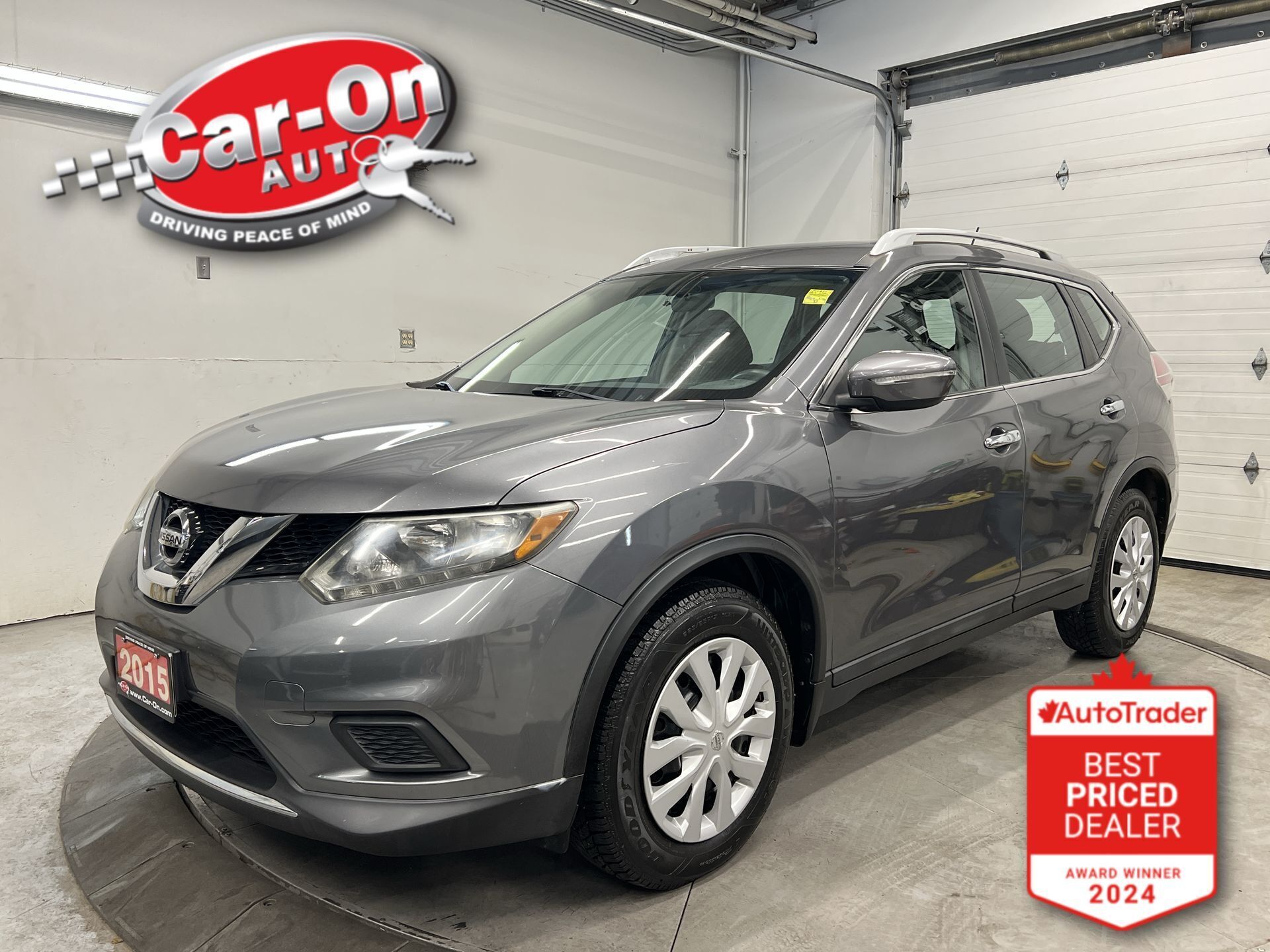 2015 Nissan Rogue ONLY 77,000KMS| REAR CAM| CERTIFIED| A/C