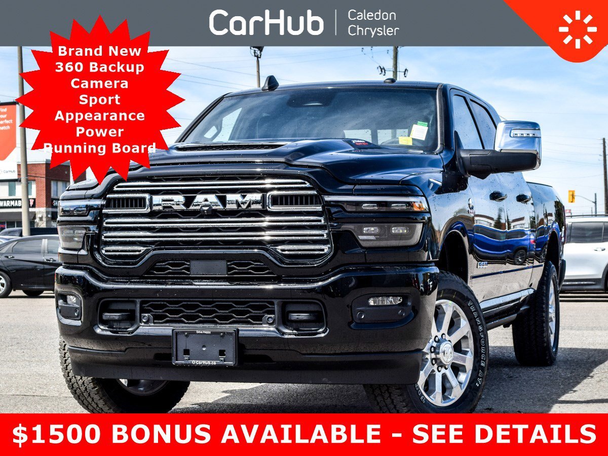 2025 Ram 2500 Laramie 4x4 Mega Cab 6'4 Box Sunroof Diesel 14.4Di