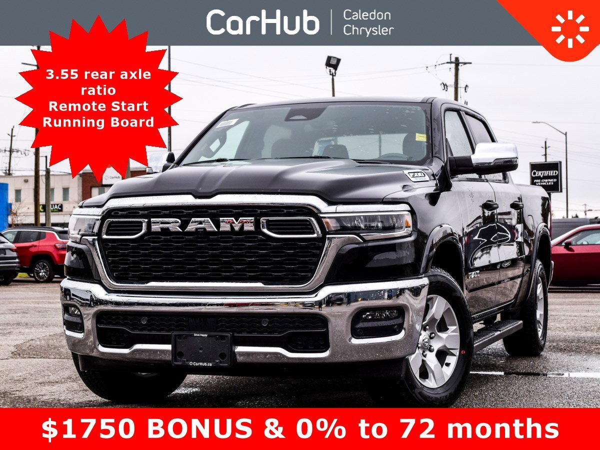2025 Ram 1500 Big Horn 4x4 Crew Cab 5'7 Box Blind Spot Lane Depa