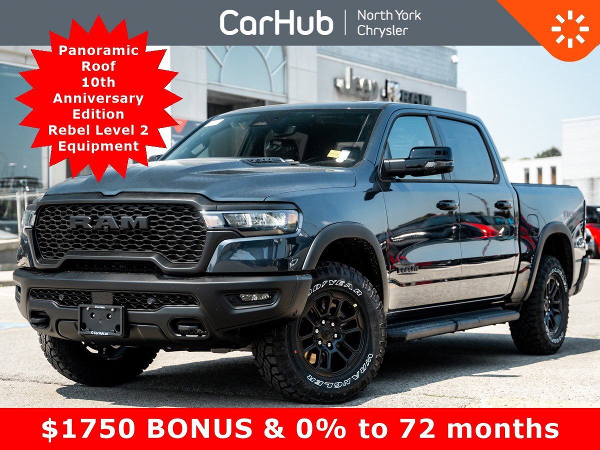 2025 Ram 1500 REBEL Panoroof Air Suspension 10th Anniversary Edi