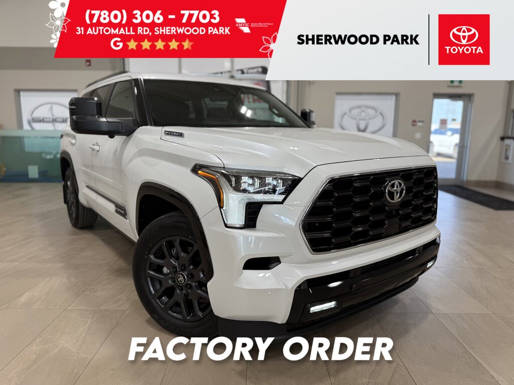 2025 Toyota Sequoia Platinum 7-Passenger 4WD | Hybrid | Factory Order