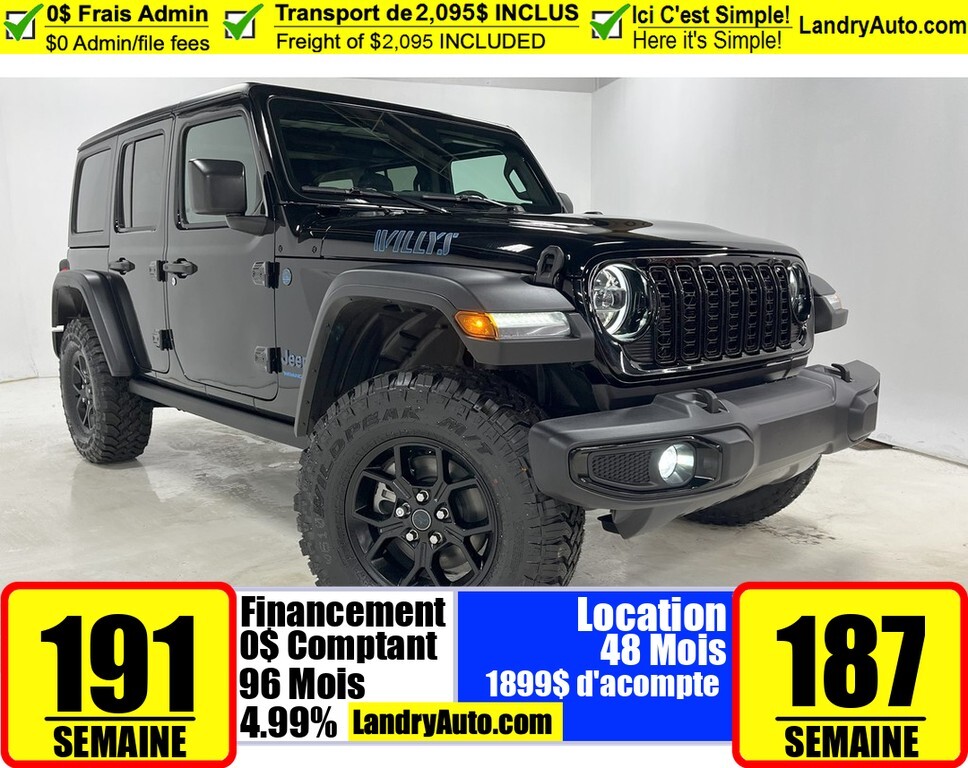 2025 Jeep Wrangler 4xe 4-Door Willys