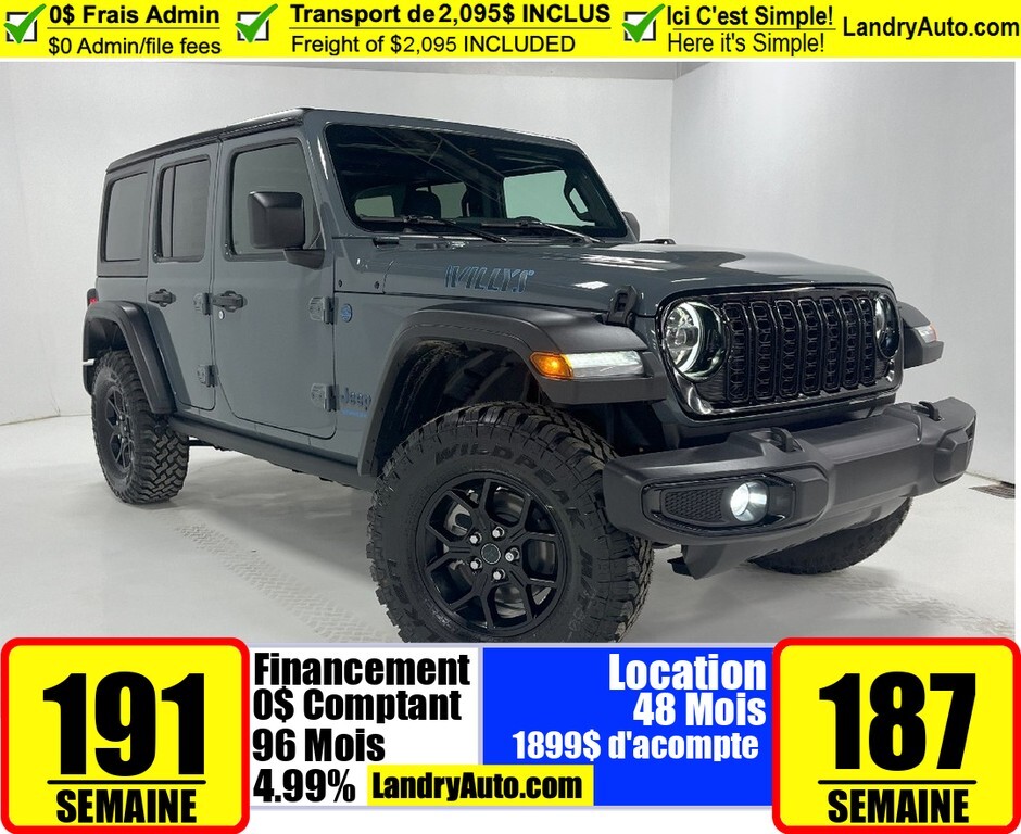 2025 Jeep Wrangler 4xe 4-Door Willys