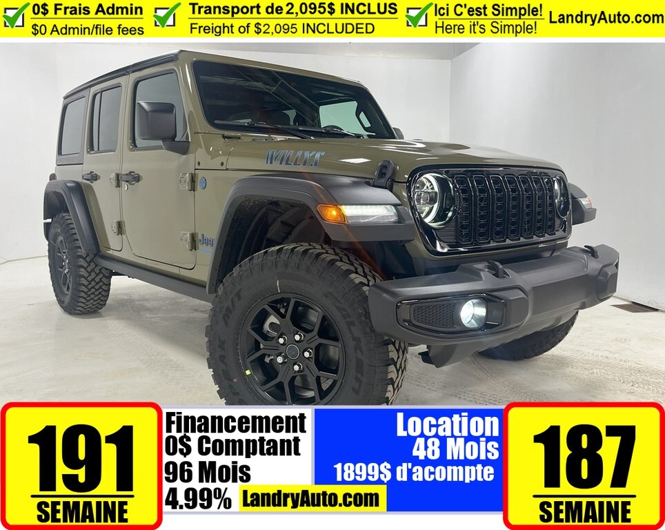 2025 Jeep Wrangler 4xe 4-Door Willys