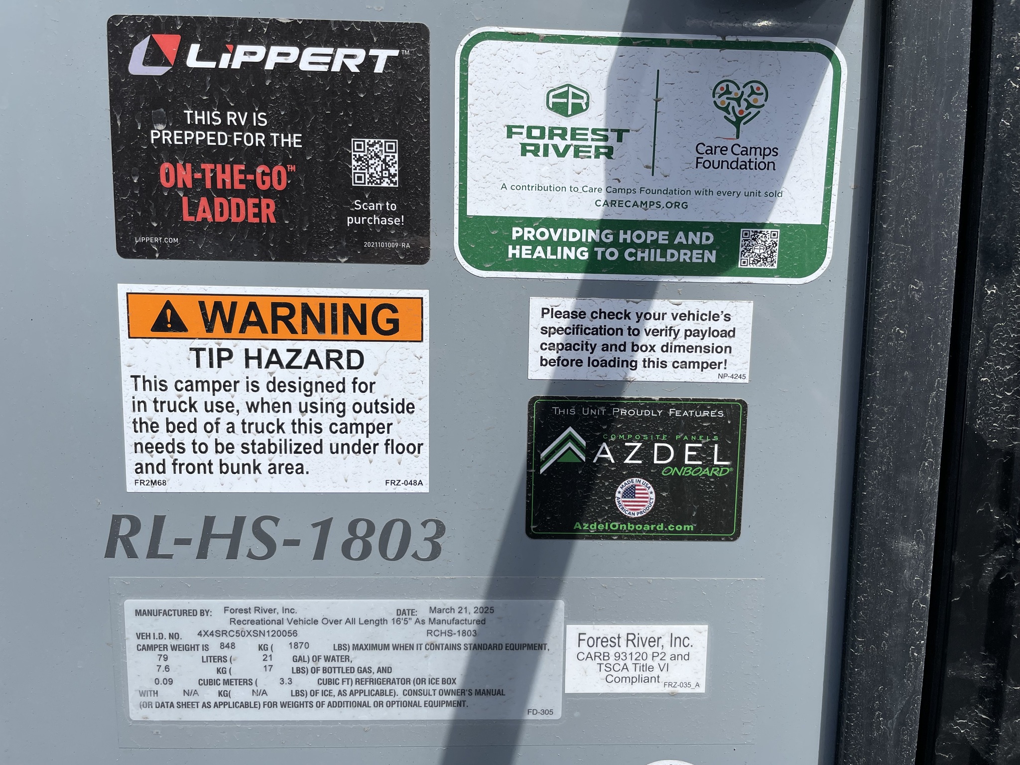 2026 Real-Lite by Forest River HS 1803