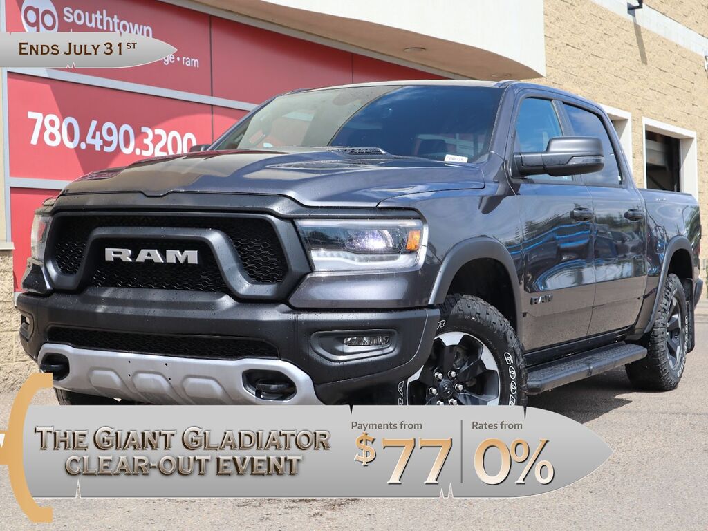 2023 Ram 1500 REBEL - 5.7L HEMI V8 , 4X4 , 8SPD AUTO , BED UTILI