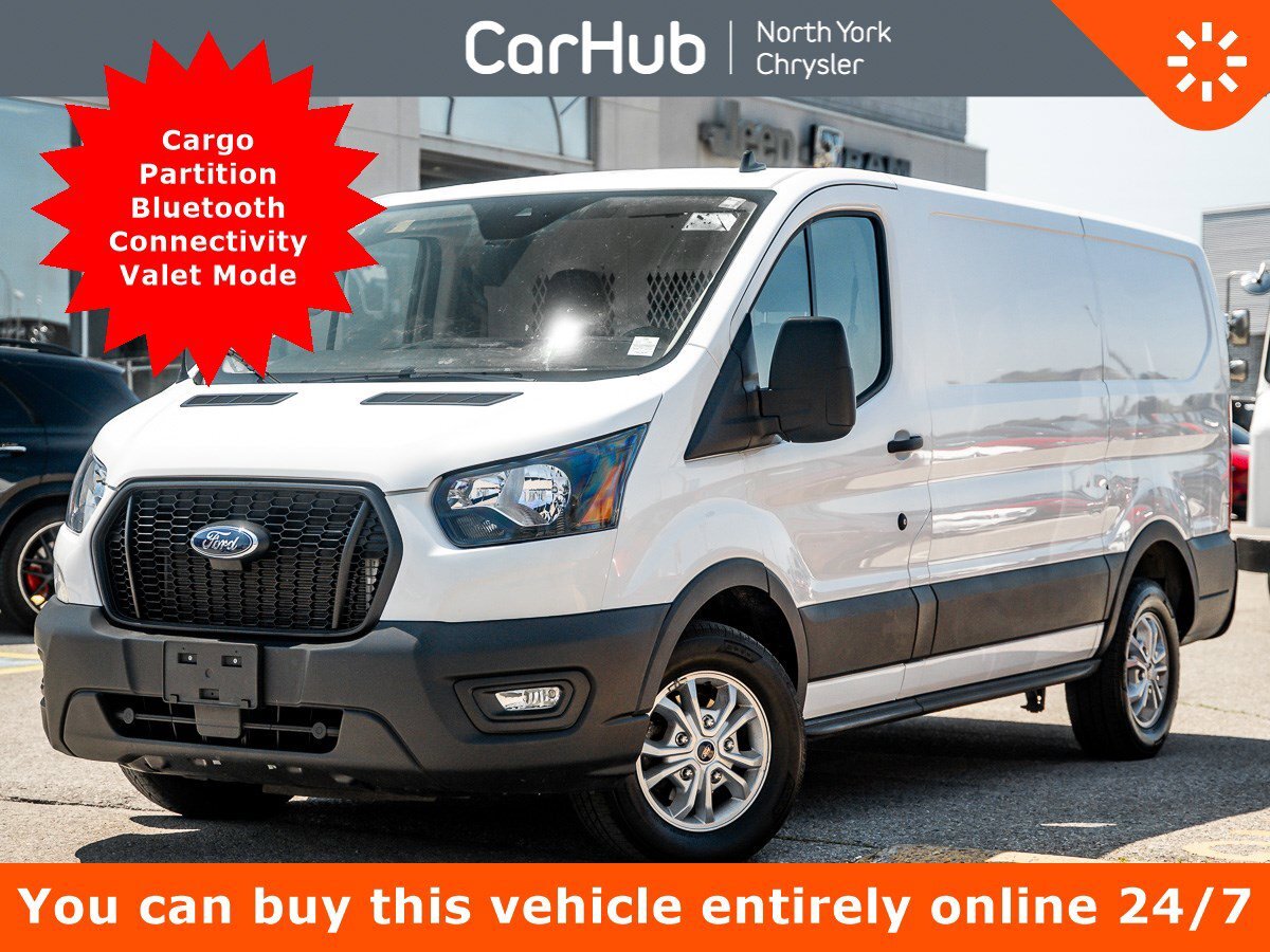 2023 Ford Transit Cargo Van T-150 130 Low Rf Cargo Partition Bluetooth Valet M