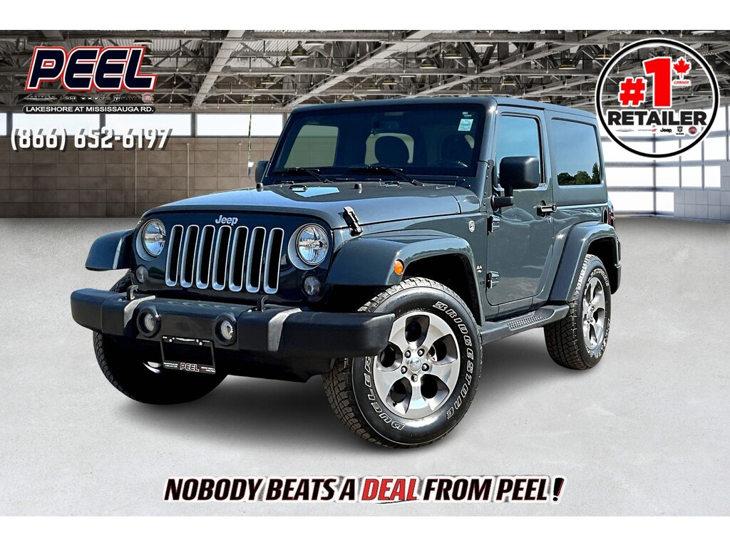 2016 Jeep Wrangler Sahara 2Dr | 6 Speed Manual | CERTIFIED | 4X4