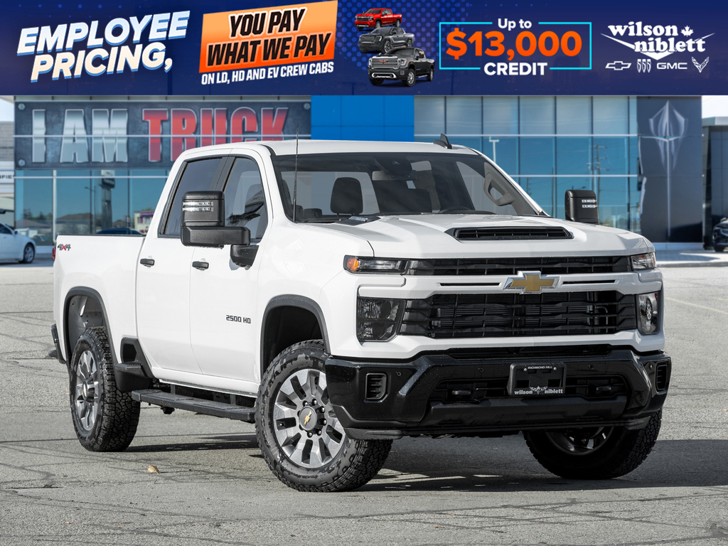 2025 Chevrolet SILVERADO 2500HD Custom- Duramax Diesel | Snow Plow Prep