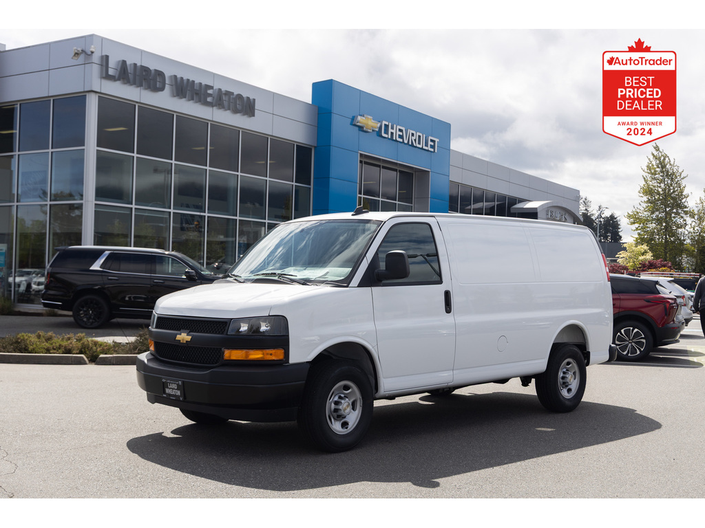 2025 Chevrolet Express 2500 Cargo Van, V8, AC, 110V Power, Modern Tech