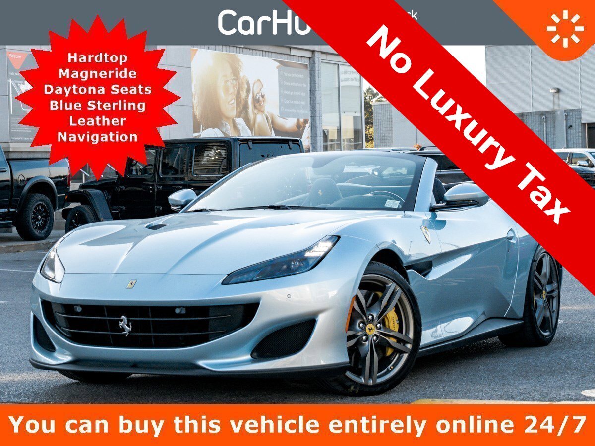 2019 Ferrari Portofino Convertible Hardtop Magneride Daytona Seats Blue S