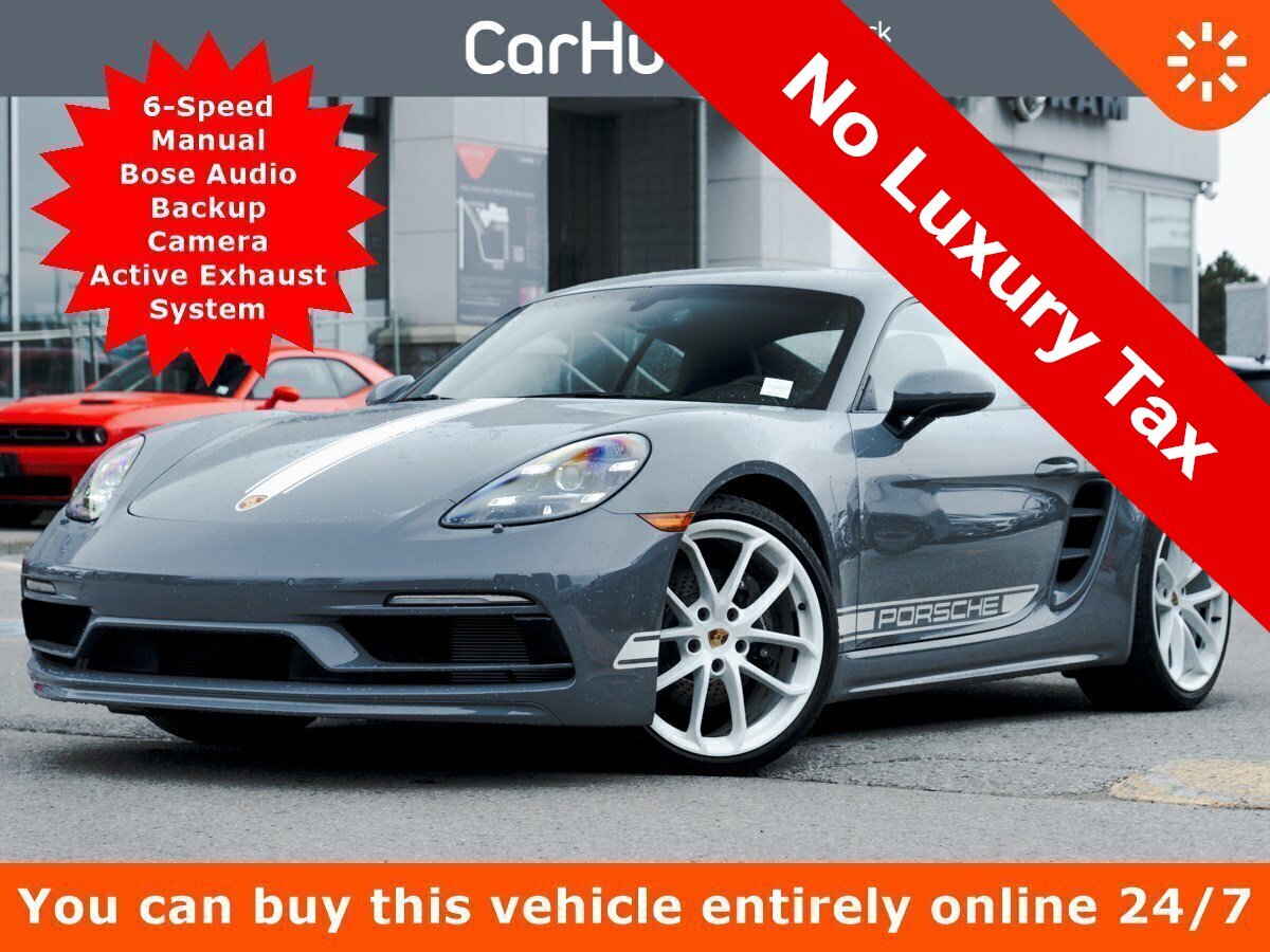 2024 Porsche 718 Cayman Style Edition 6-Speed Manual Bose Audio Backup Cam