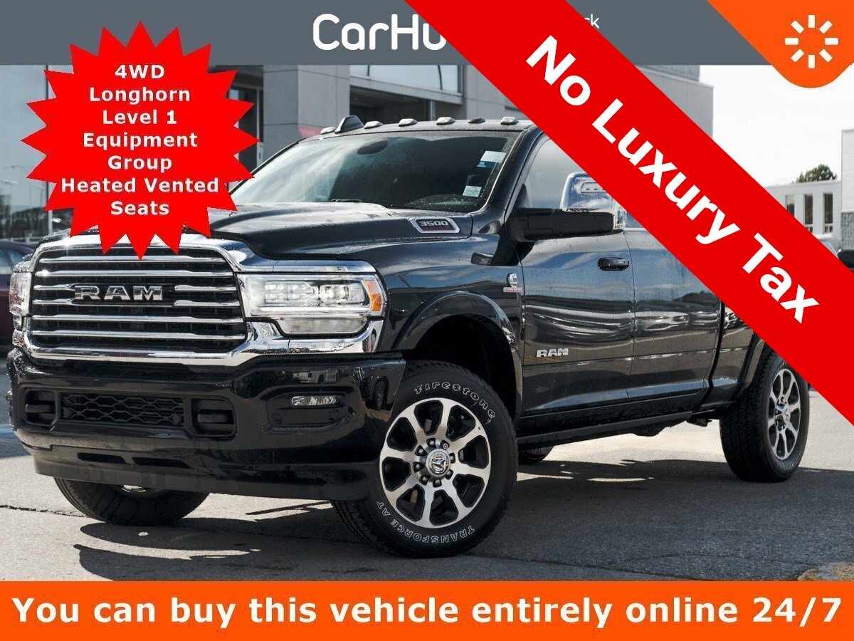 2024 Ram 3500 Limited 4WD Longhorn Level 1 Equipment Group Heate