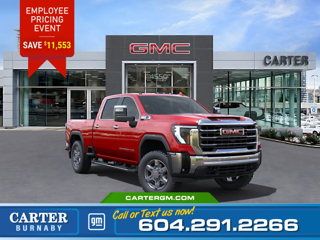 2025 GMC Sierra 3500HD SLT 4WD | SAVE $11,553!/PROGRADE TRAILERING