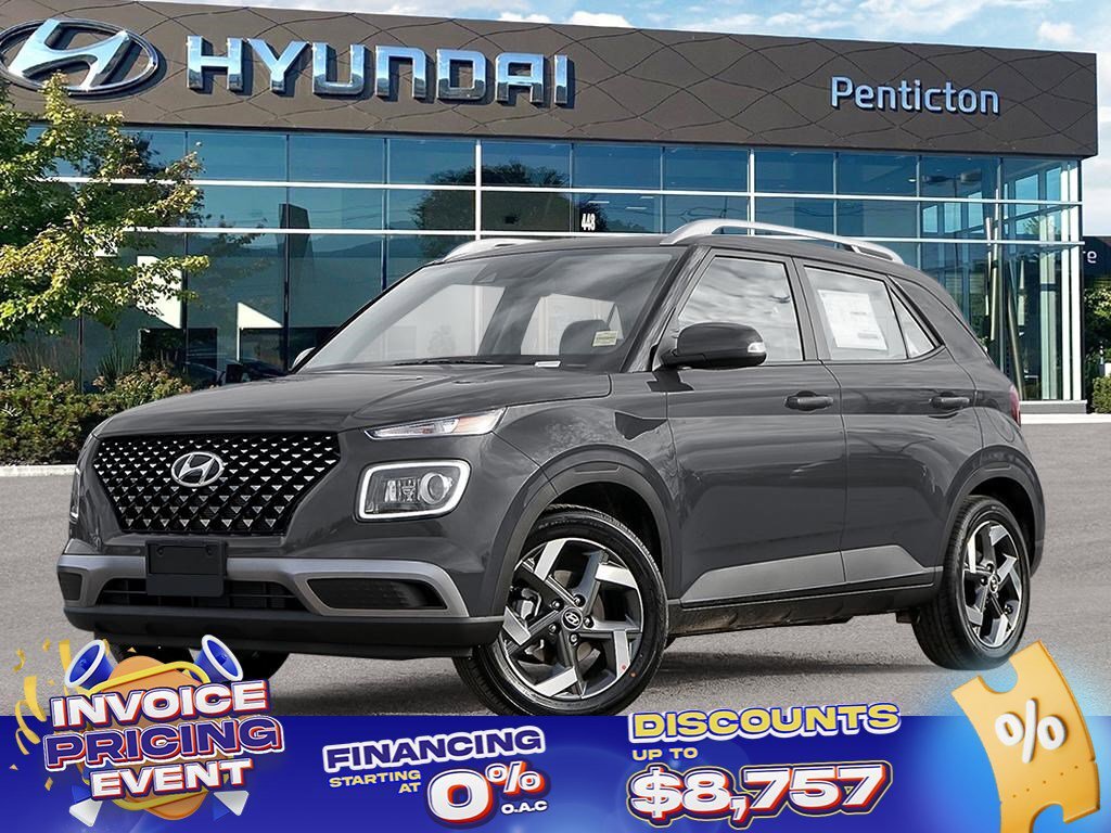 2025 Hyundai Venue Ultimate | LEATHER-WRAPPED STEERING WHEEL | DUAL-Z