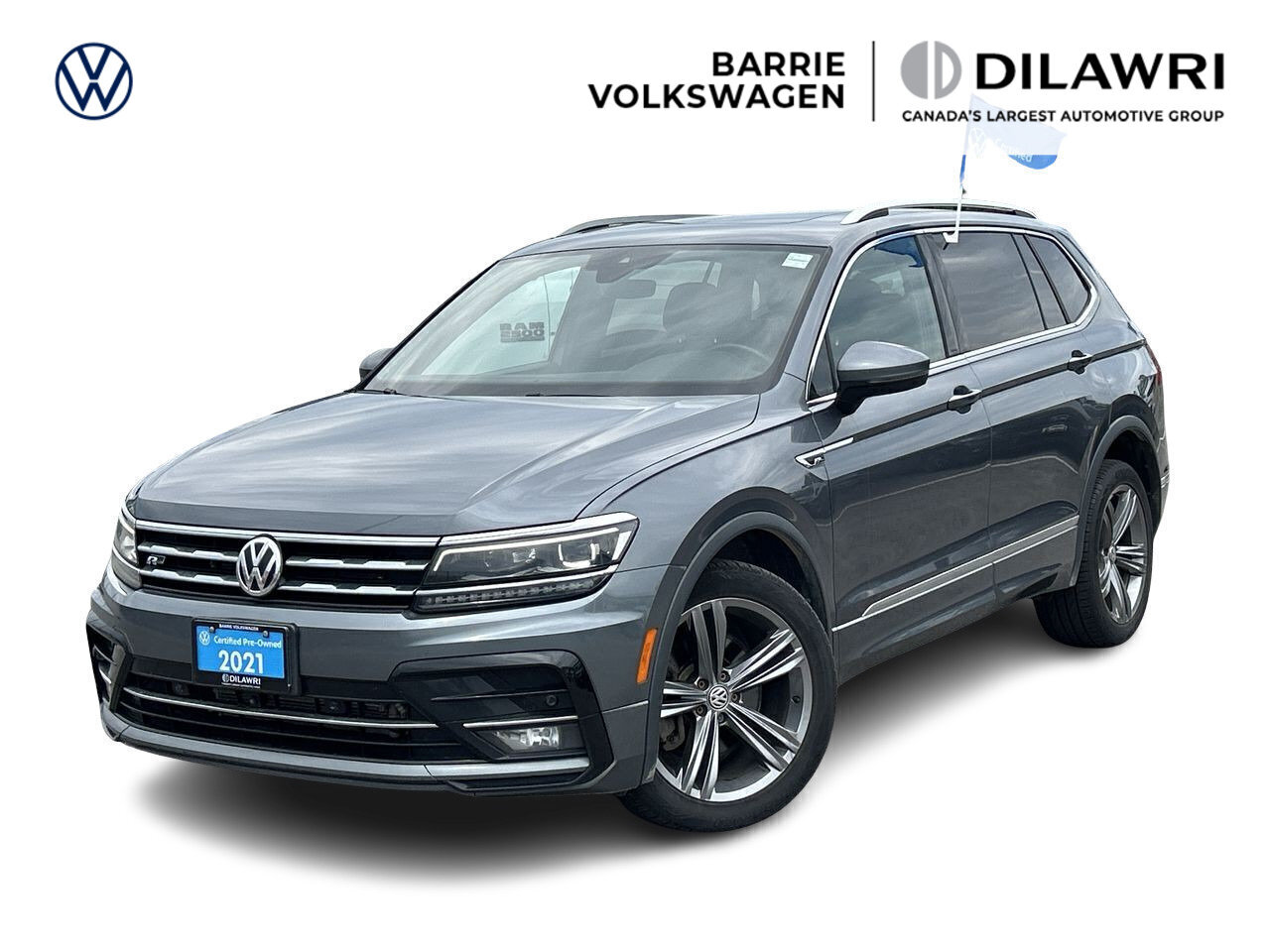2021 Volkswagen Tiguan Highline R-Line 2.0T AWD APPLE CARPLAY | PANO SUNR