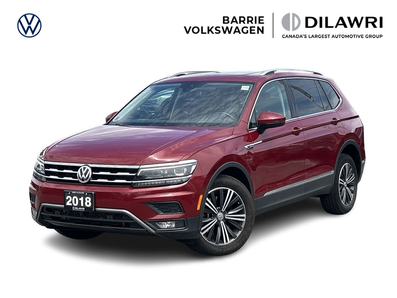 2018 Volkswagen Tiguan Highline 2.0T AWD DIGITAL DASH | APPLE CARPLAY | R
