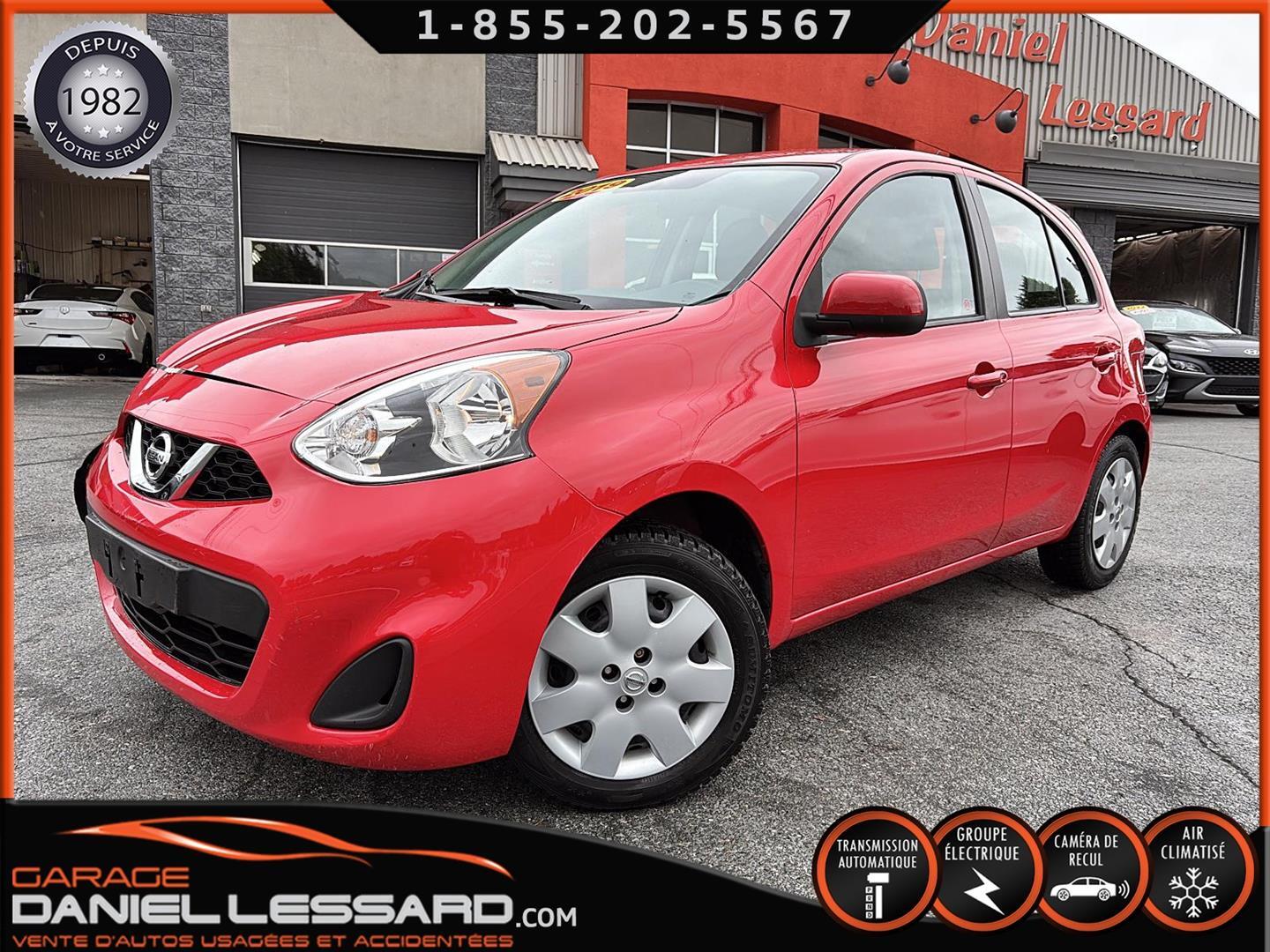 2019 Nissan Micra AUTOMATIQUE, A/C, GR ÉLECTRIQUE, CAMERA DE RECUL