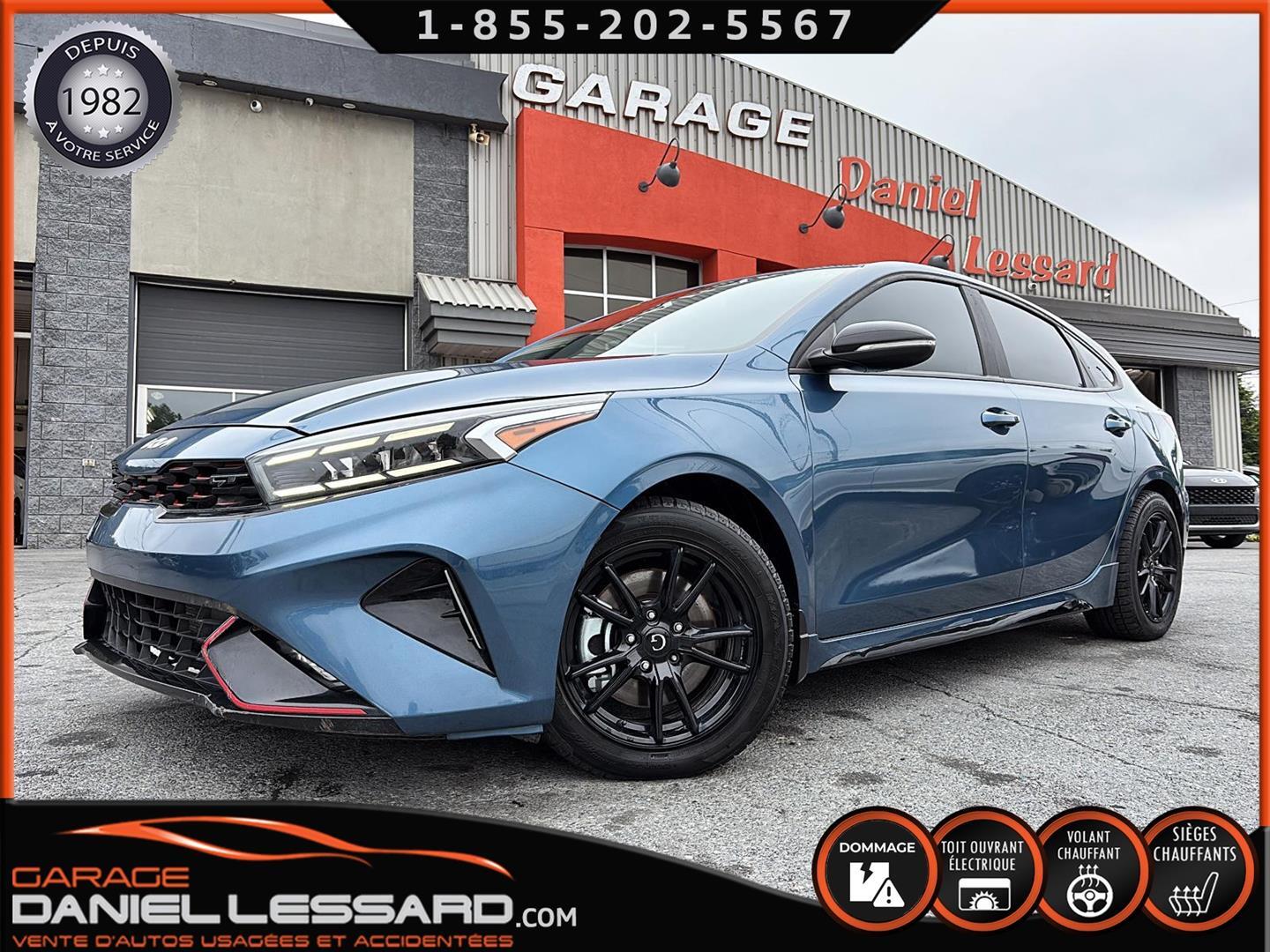 2023 Kia Forte5 GT, TOIT, BANC+VOLANT CHAUFFANT,SIRIUS, CAMERA