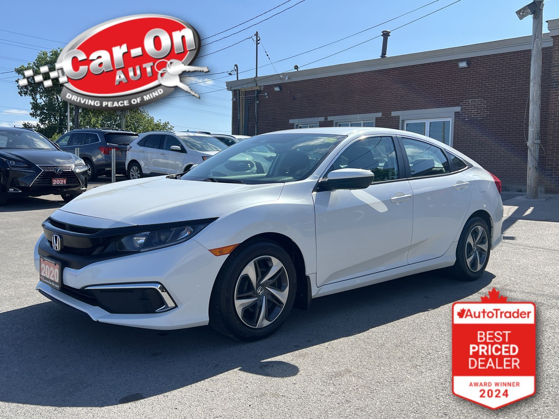 2020 Honda Civic LX| ONLY 64,000KMS| HTD SEATS| CARPLAY| A/C