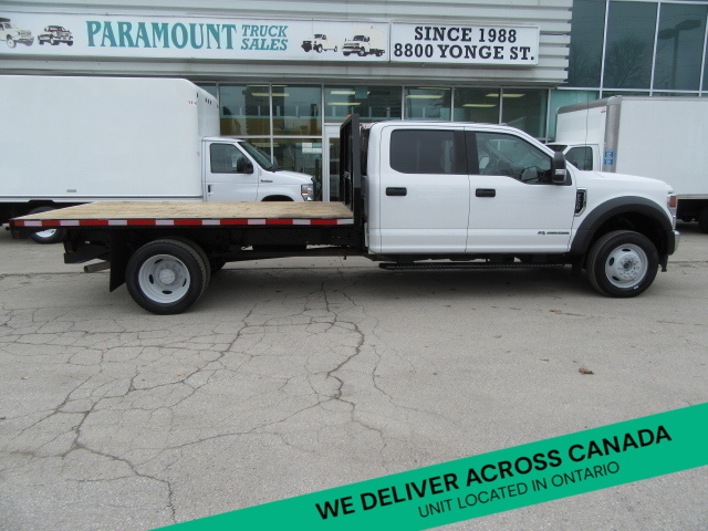 2020 Ford F-550 DIESEL 4X4 CREW CAB WITH 12 FT FLAT DECK