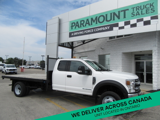 2021 Ford F-550 DIESEL EXTENDED CAB 4X4 WITH 12 FT FLAT DECK