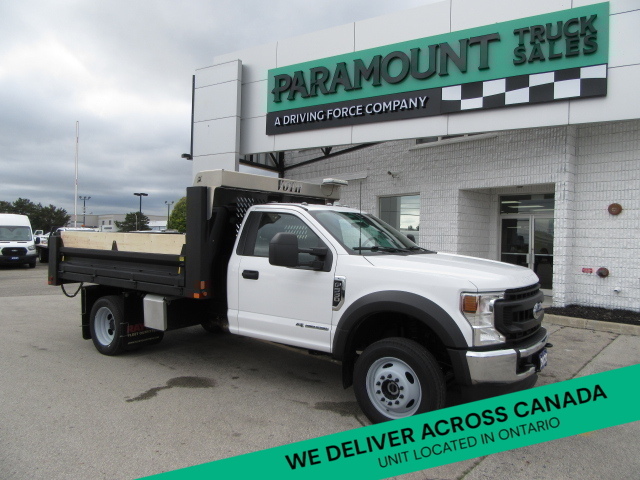 2022 Ford F-550 DIESEL REG CAB 4X4 WITH 12 FT STEEL DUMP BOX