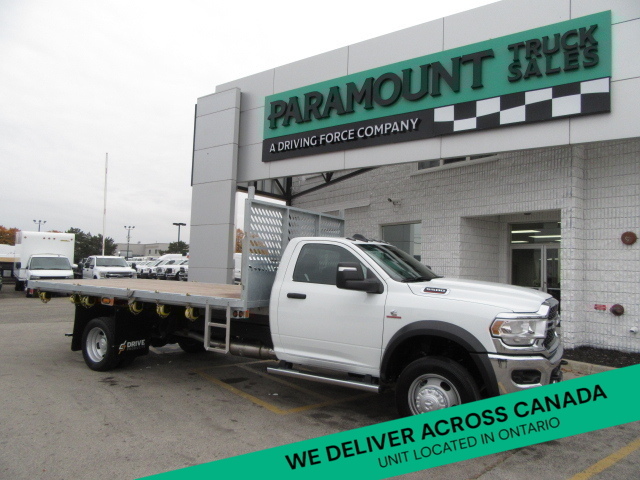 2024 Dodge RAM 5500 DIESEL 4X4 REG CAB 16 FT LUMBER DUMPING FLAT DECK