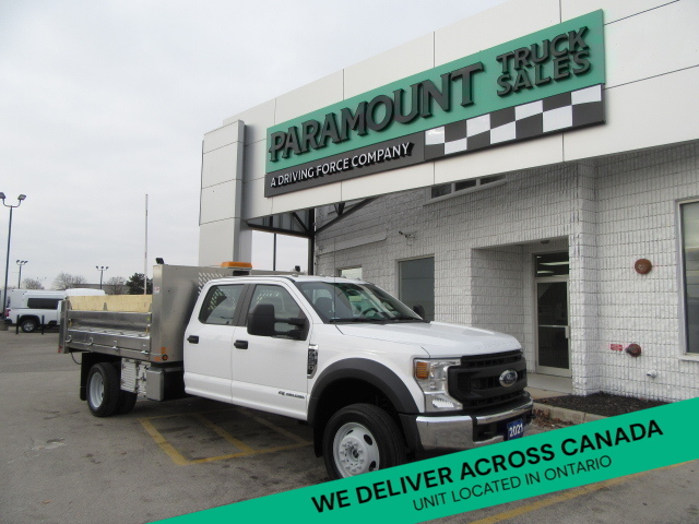 2021 Ford F-550 4X4 CREW CAB DIESEL VOTH ALUMINUM DUMP BOX