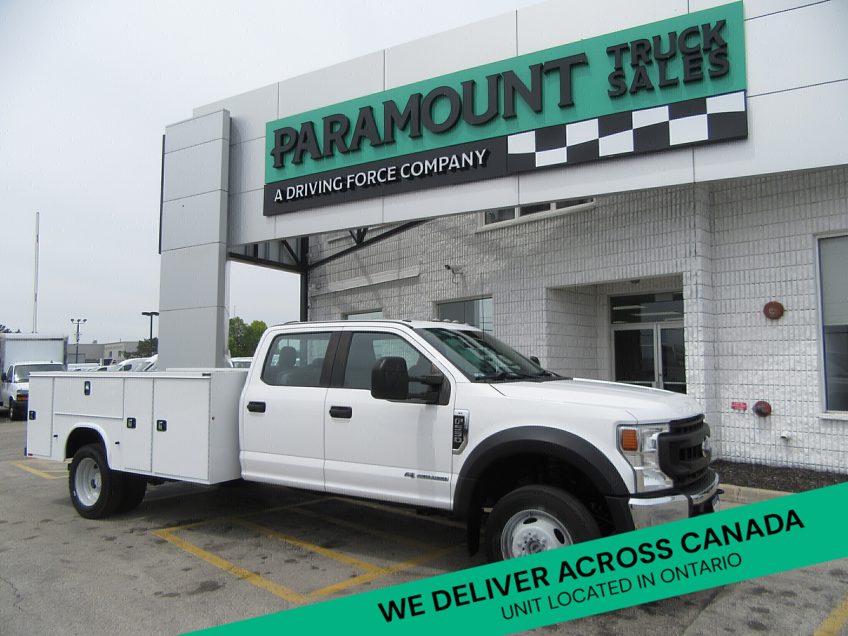 2020 Ford Super Duty F-550 DIESEL 4X4 CREW WITH NEW KNAPHEIDE SERVICE BODY
