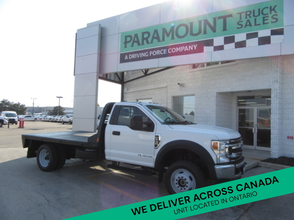 2021 Ford Super Duty F-550 DIESEL REG CAB 4X4 12 FT STEEL DECK / GOOSENECK