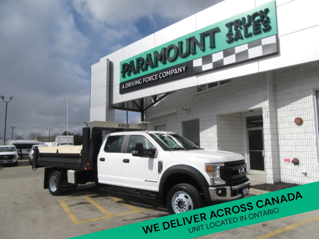 2022 Ford Super Duty F-550 DIESEL CREW CAB 4X4 WITH 12FT STEEL DUMP BOX