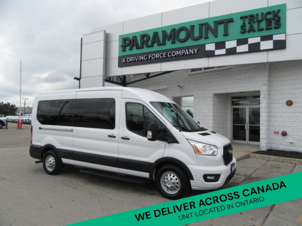 2022 Ford Transit Passenger Wagon T-350 GAS MED ROOF ALL WHEEL DRIVE 15 PASS VAN