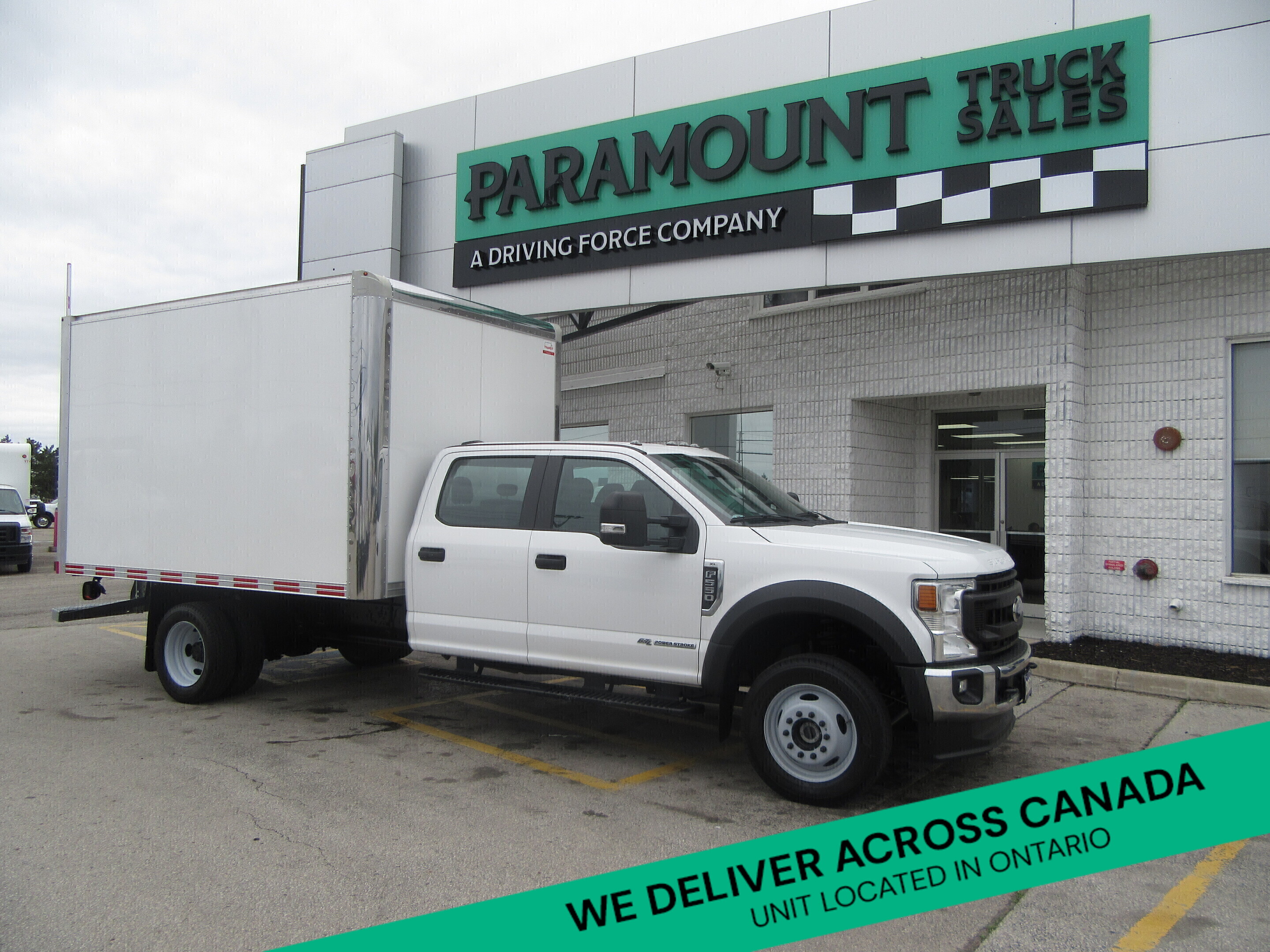 2021 Ford F-550 CREW CAB 4X4 DIESEL NEW 12FT ALUMINUM BOX
