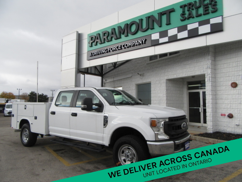 2022 Ford F-350 GAS 4X4 CREW CAB WITH NEW SERVICE UTILITY BODY