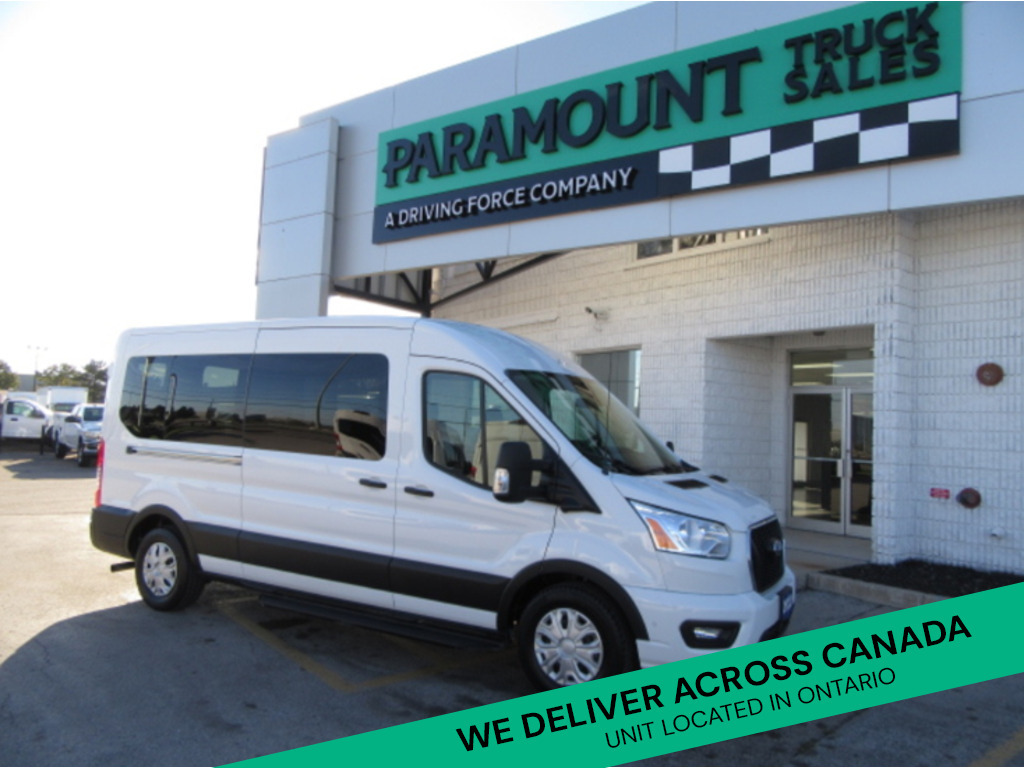 2022 Ford Transit Cargo Van T-350 GAS XLT MEDIUM ROOF 15 PASS VAN