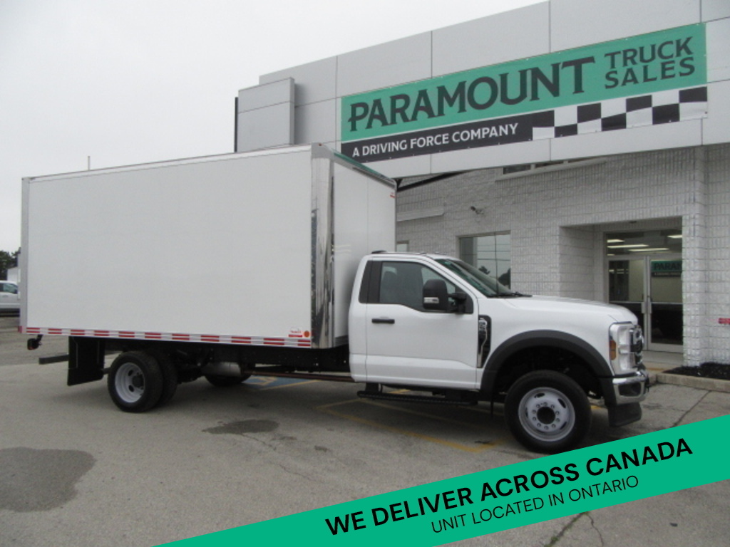 2024 Ford Super Duty F-550 GAS REG CAB 2WD WITH 16FT ALUMINUM BOX & RAMP
