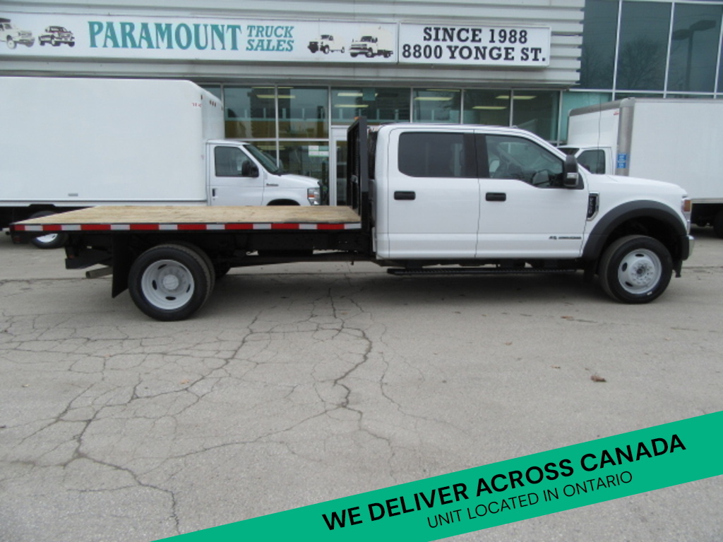 2020 Ford Super Duty F-550 DIESEL 4X4 CREW CAB WITH 12 FT FLAT DECK